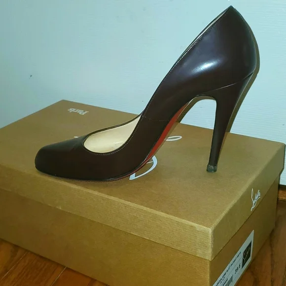 Christian Louboutin Oxblood Pigalle Pumps 100mm - Picture 9 of 11